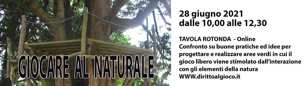 convegno Giocare al naturale 28 giugno 2021