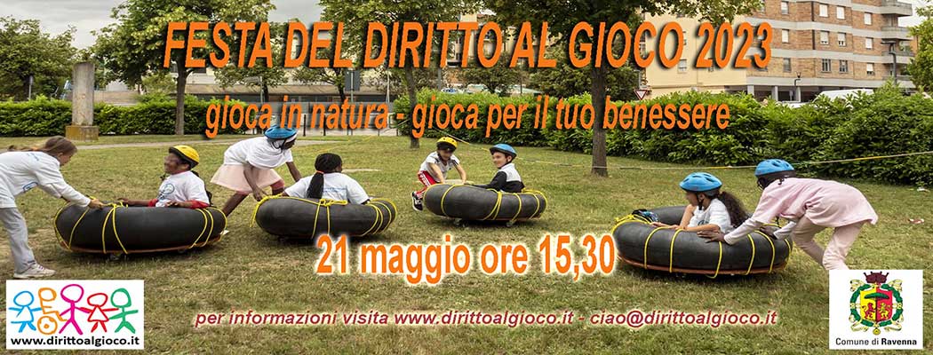 promozione festa del diritto al gioco di Ravenna e forese 2023